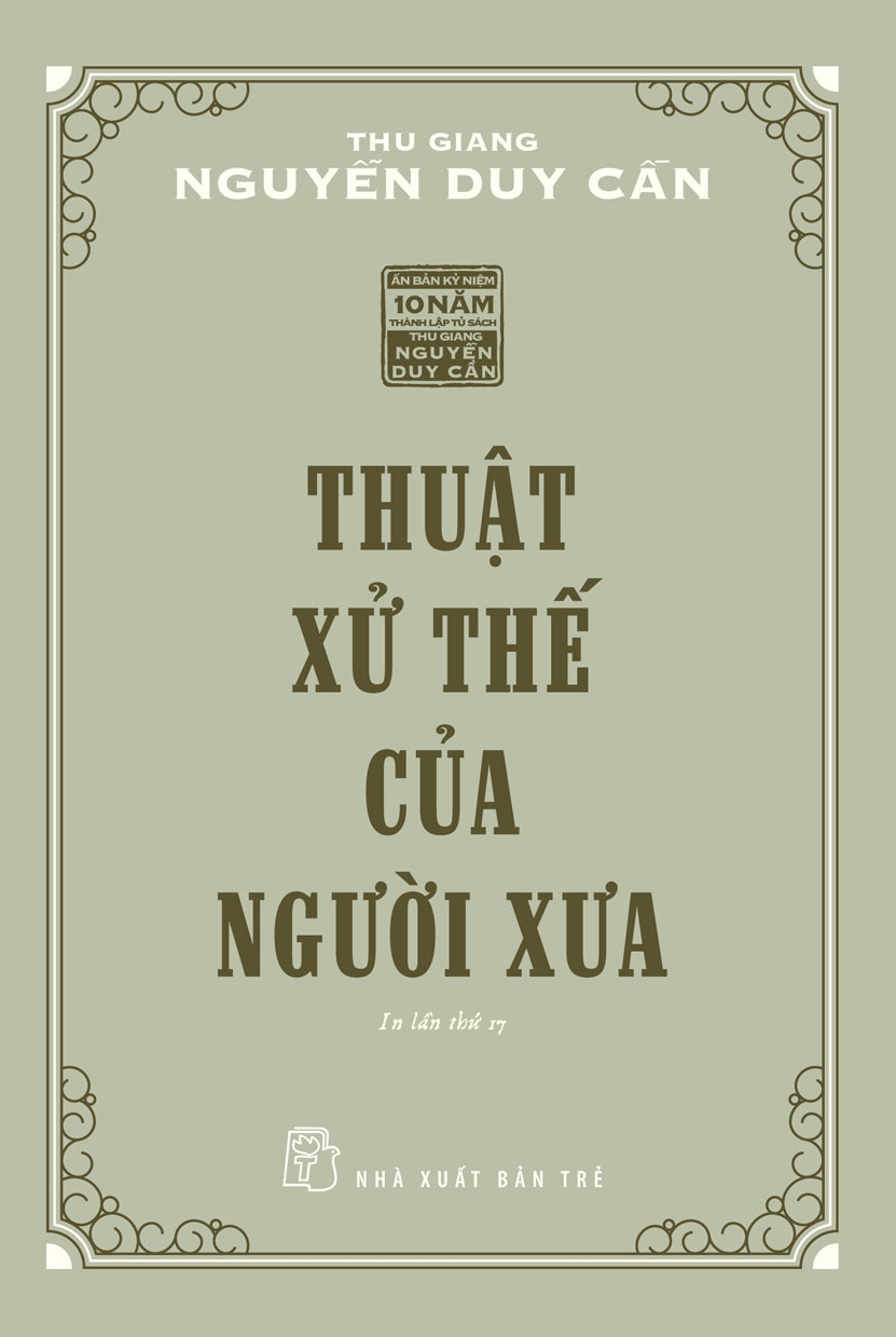 THUẬT XỬ THẾ CỦA NGƯỜI XƯA